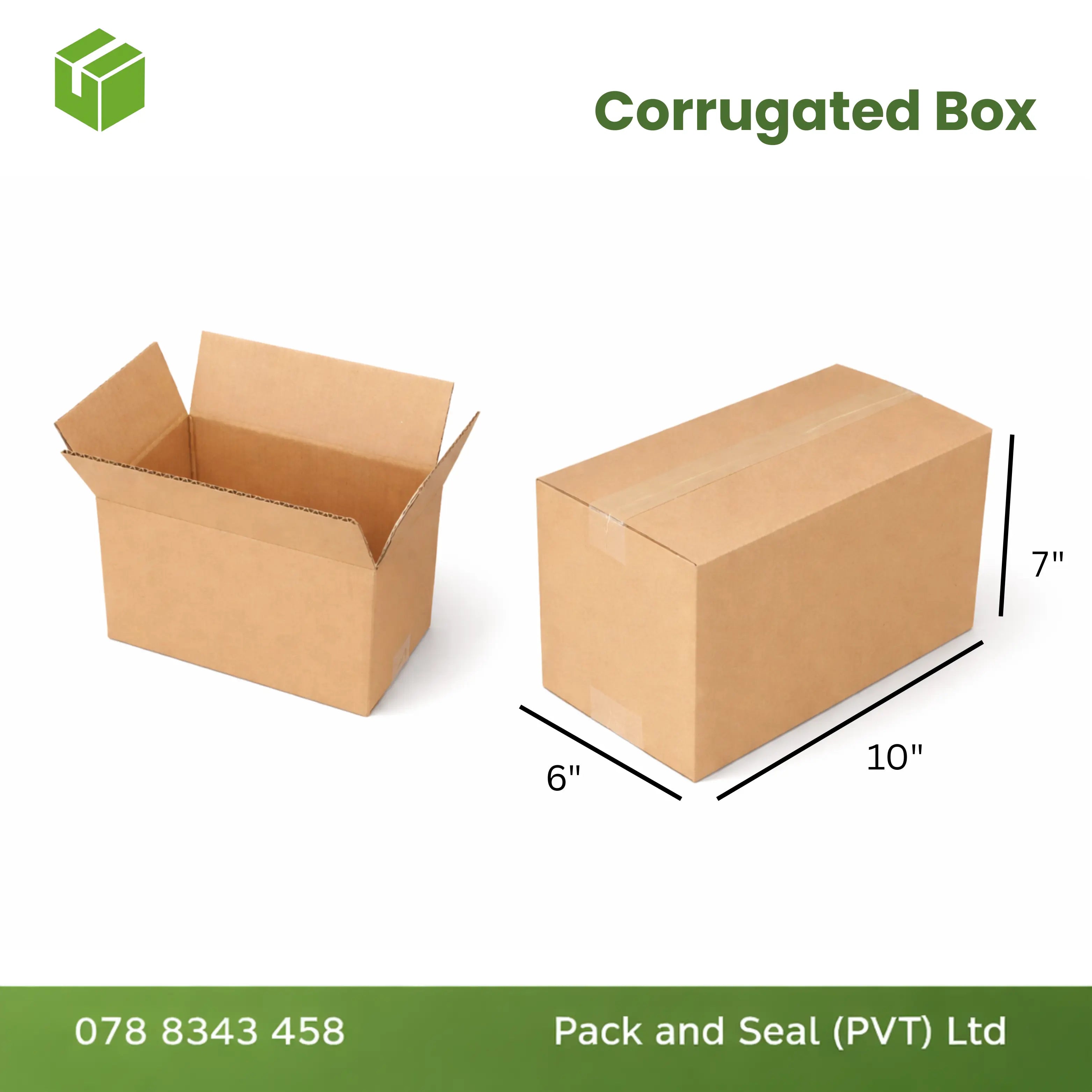Cardboard Box 255X180X160 ( 10X6X7 )