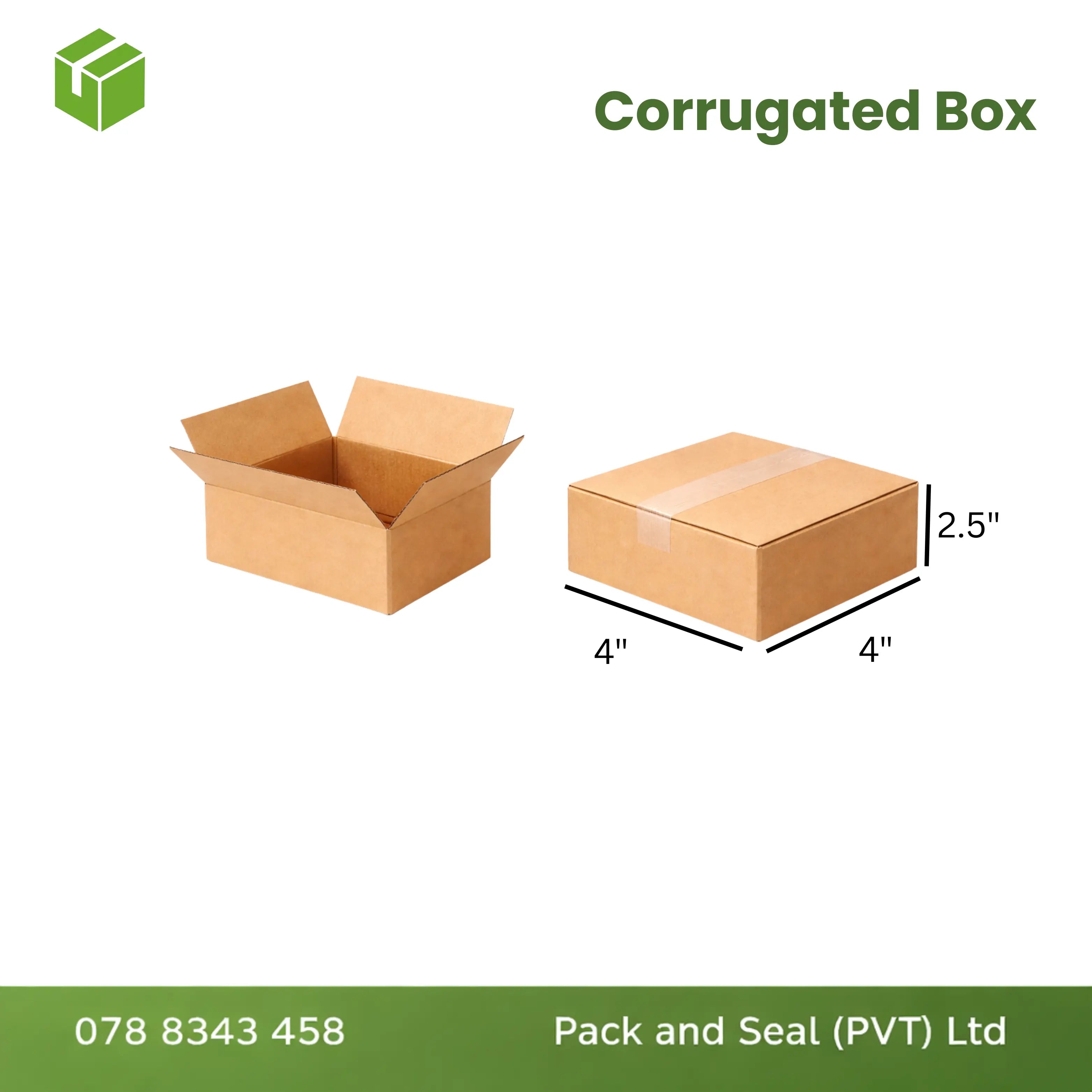 Cardboard Box 105x105x65 ( 4x4x2.5 )