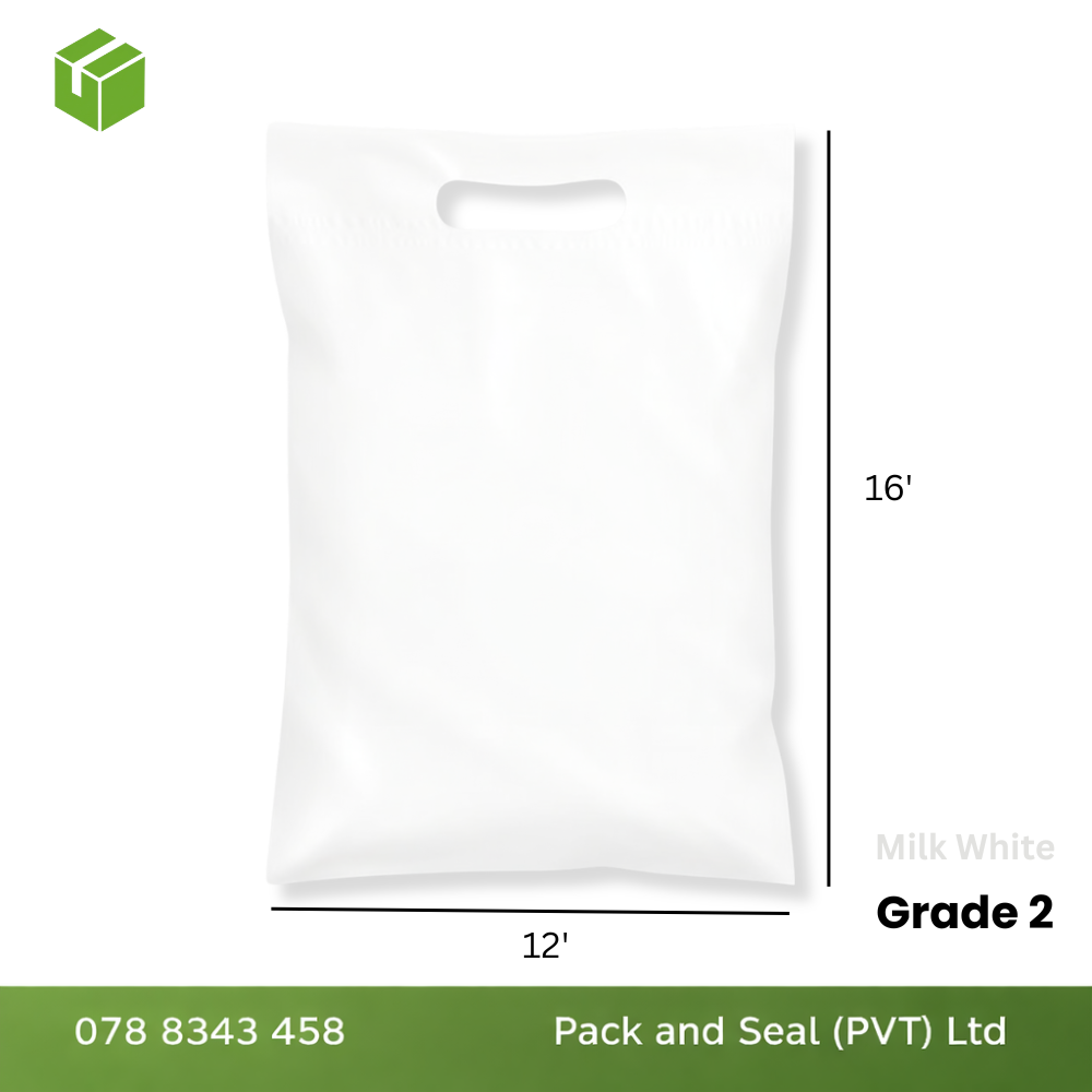 Textile Bags (Grade 02) - Milk White