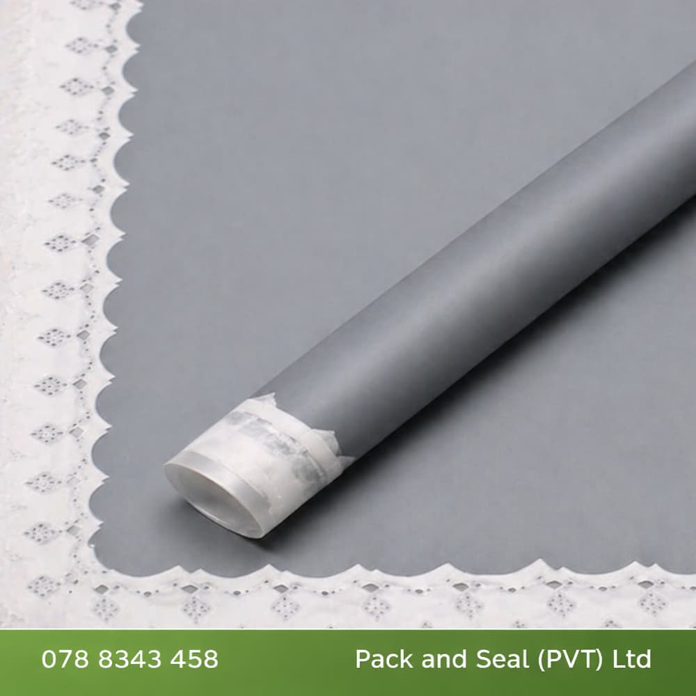 White Lace Border Flower Wrapping