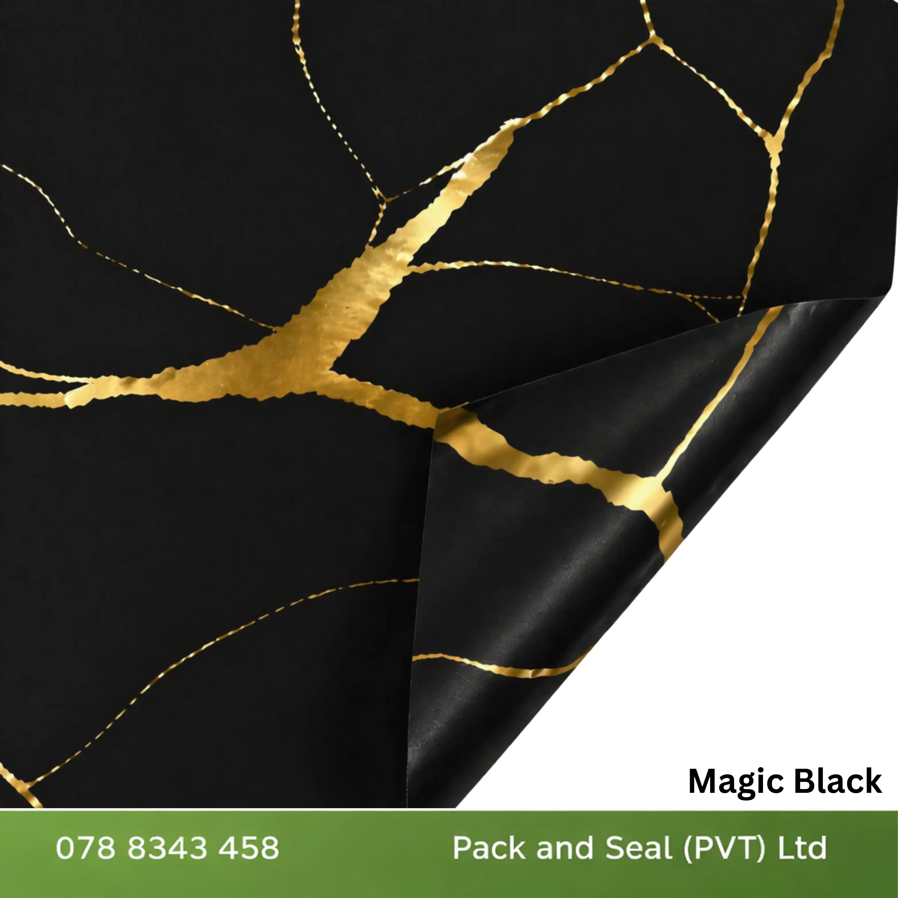 Golden Marble Flower Wrapping