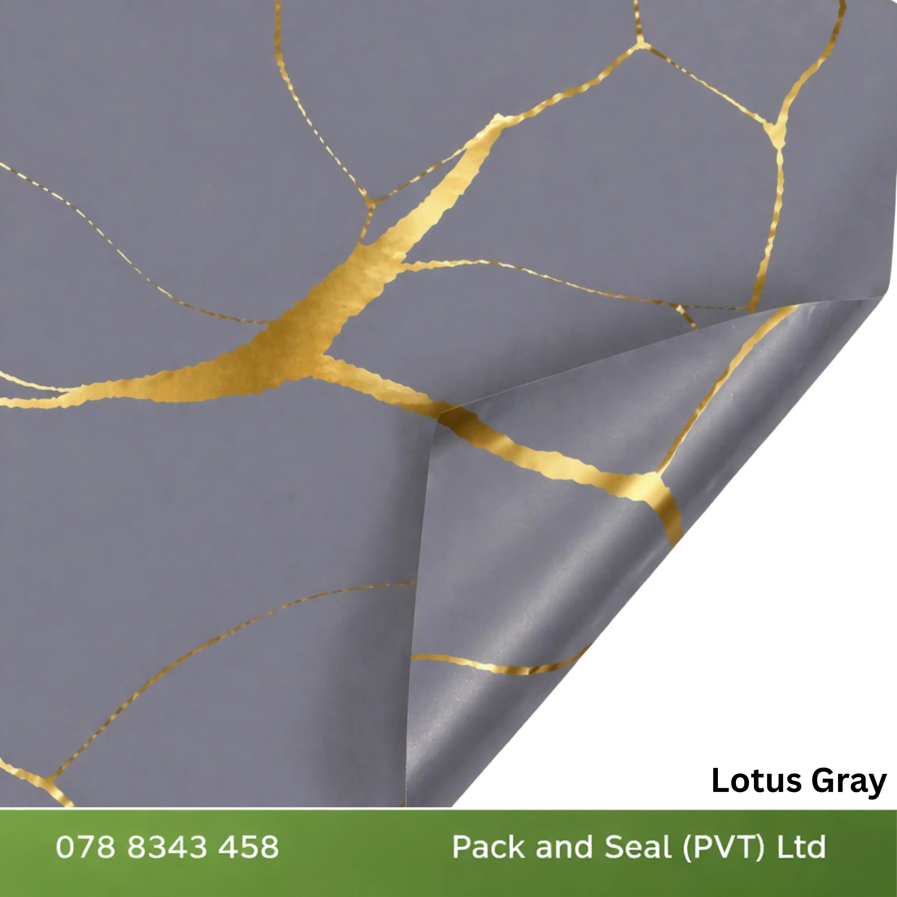 Golden Marble Flower Wrapping