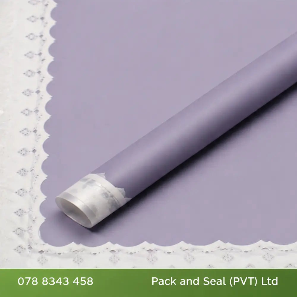 White Lace Border Flower Wrapping