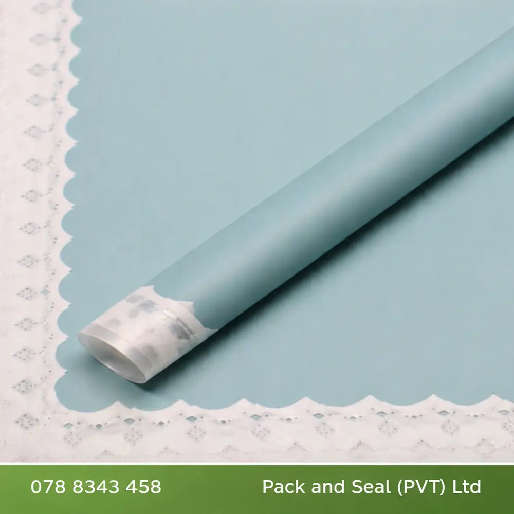 White Lace Border Flower Wrapping