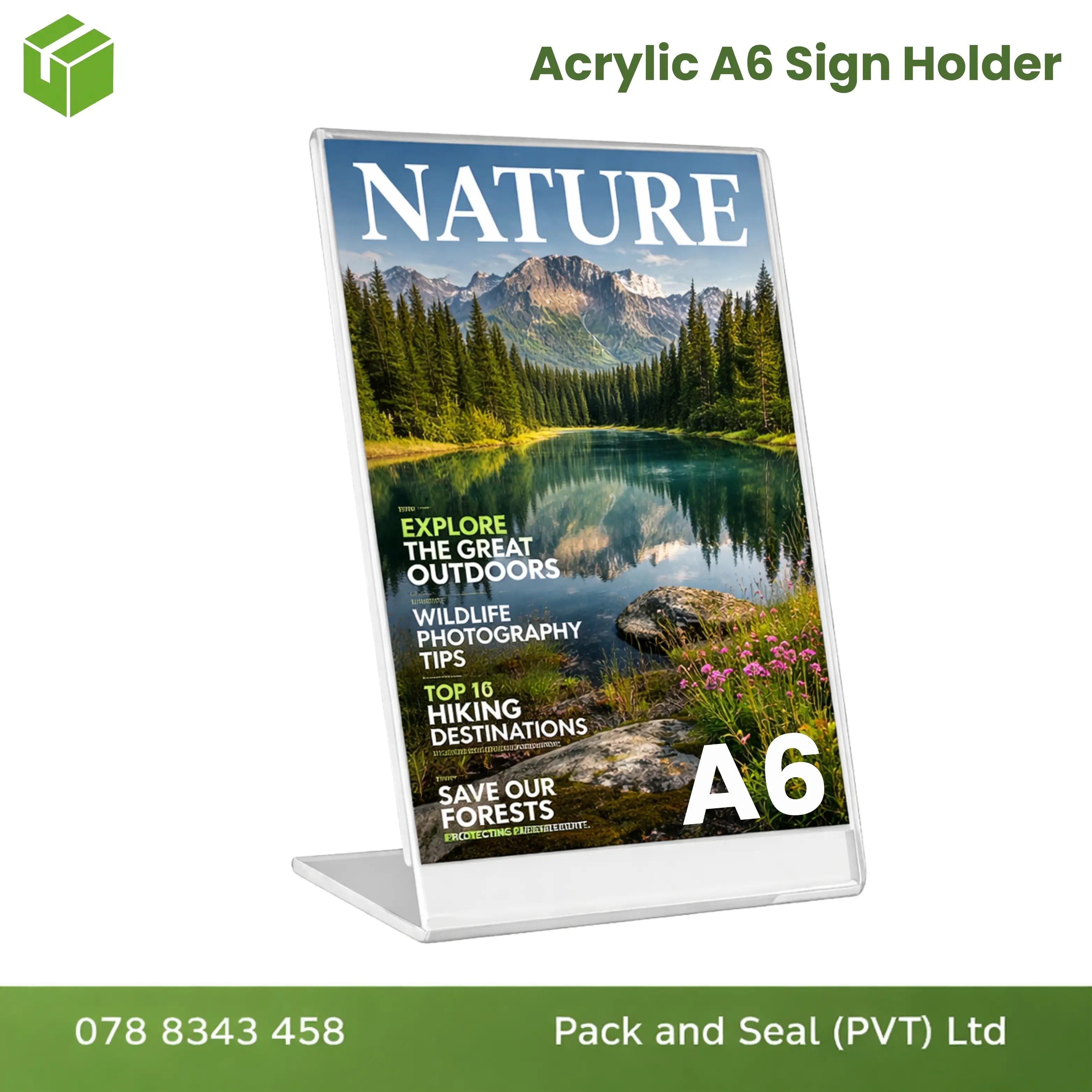 Acrylic Sign Holder