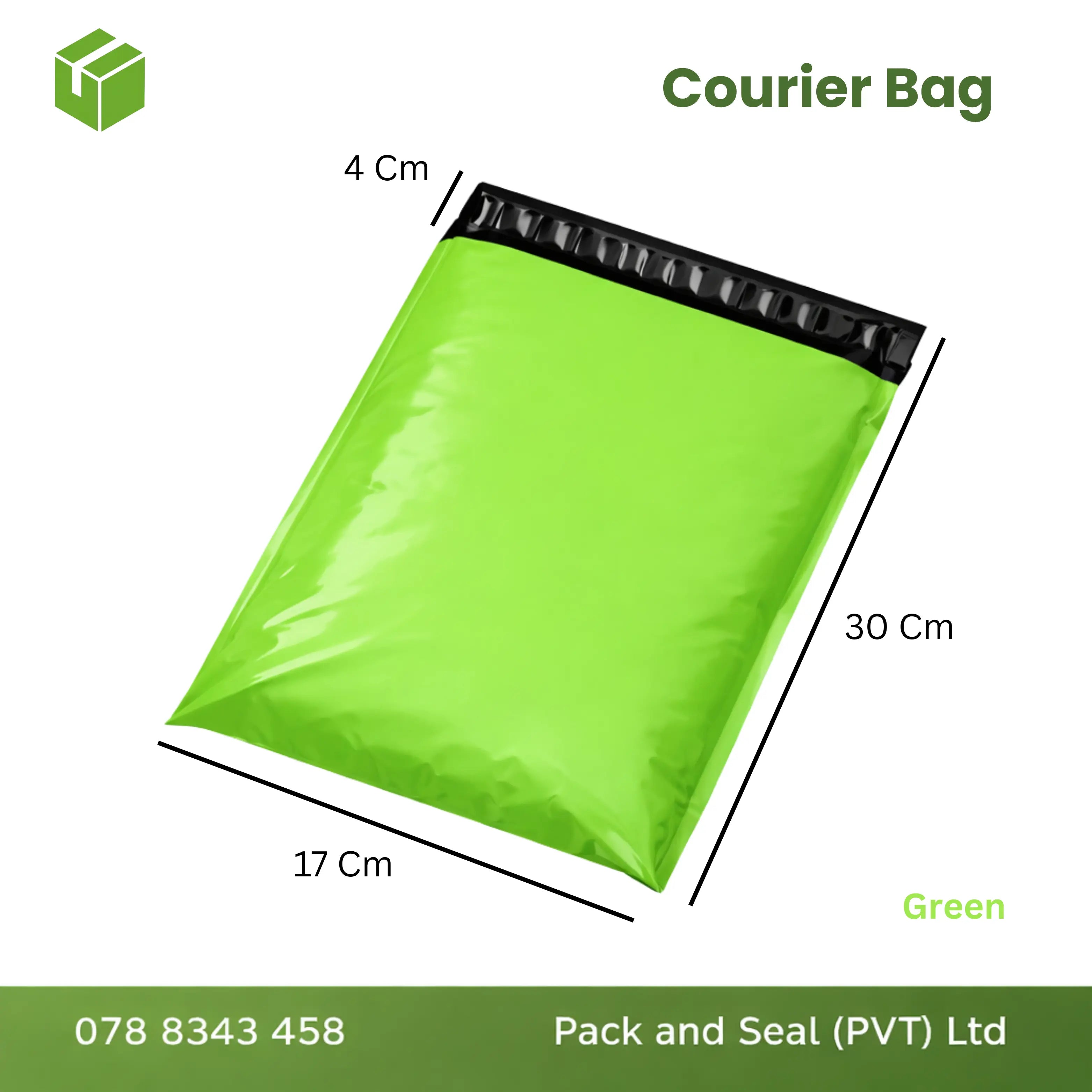 100 pcs Courier Bag  - Green