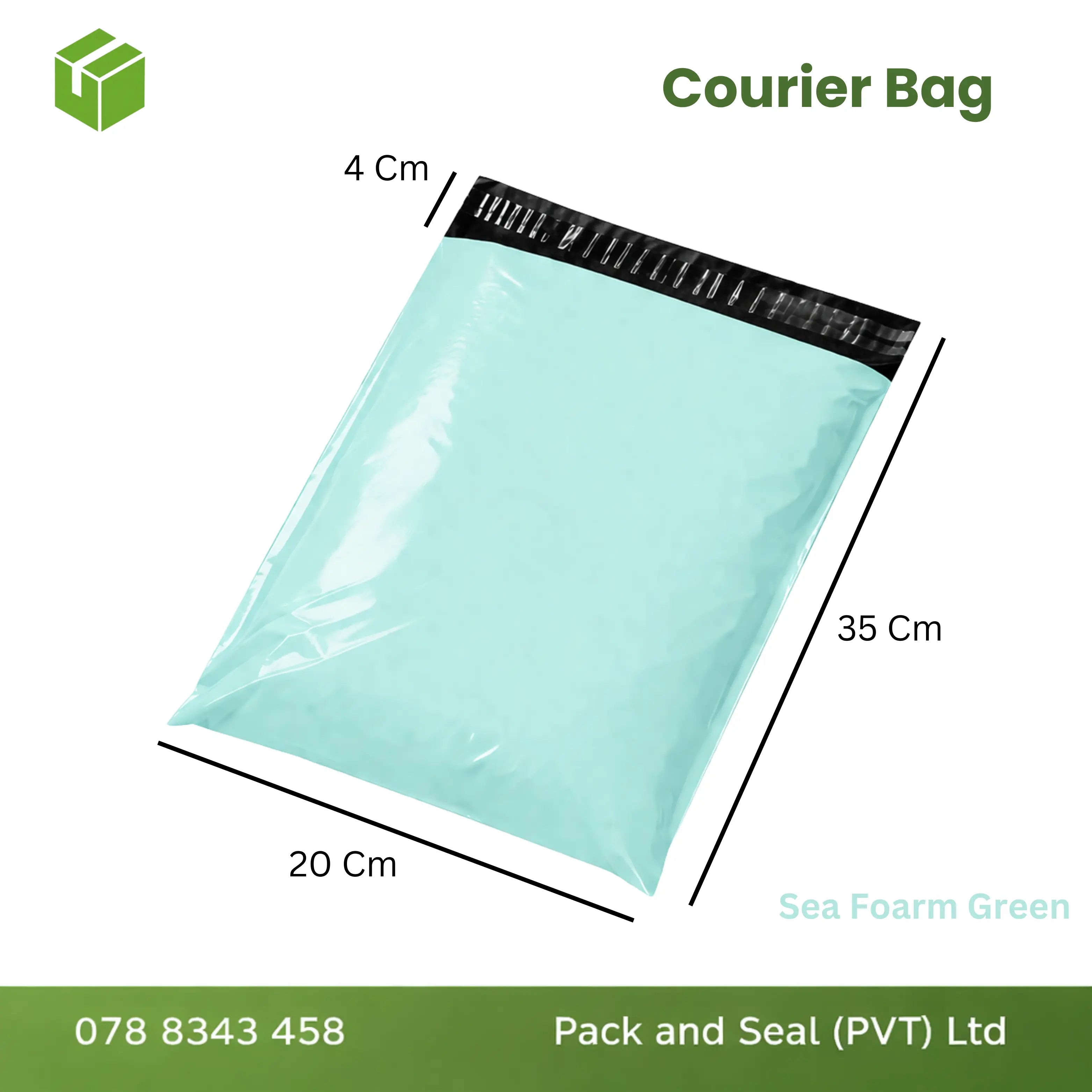 100 pcs Courier Bag  - Seafoam Green