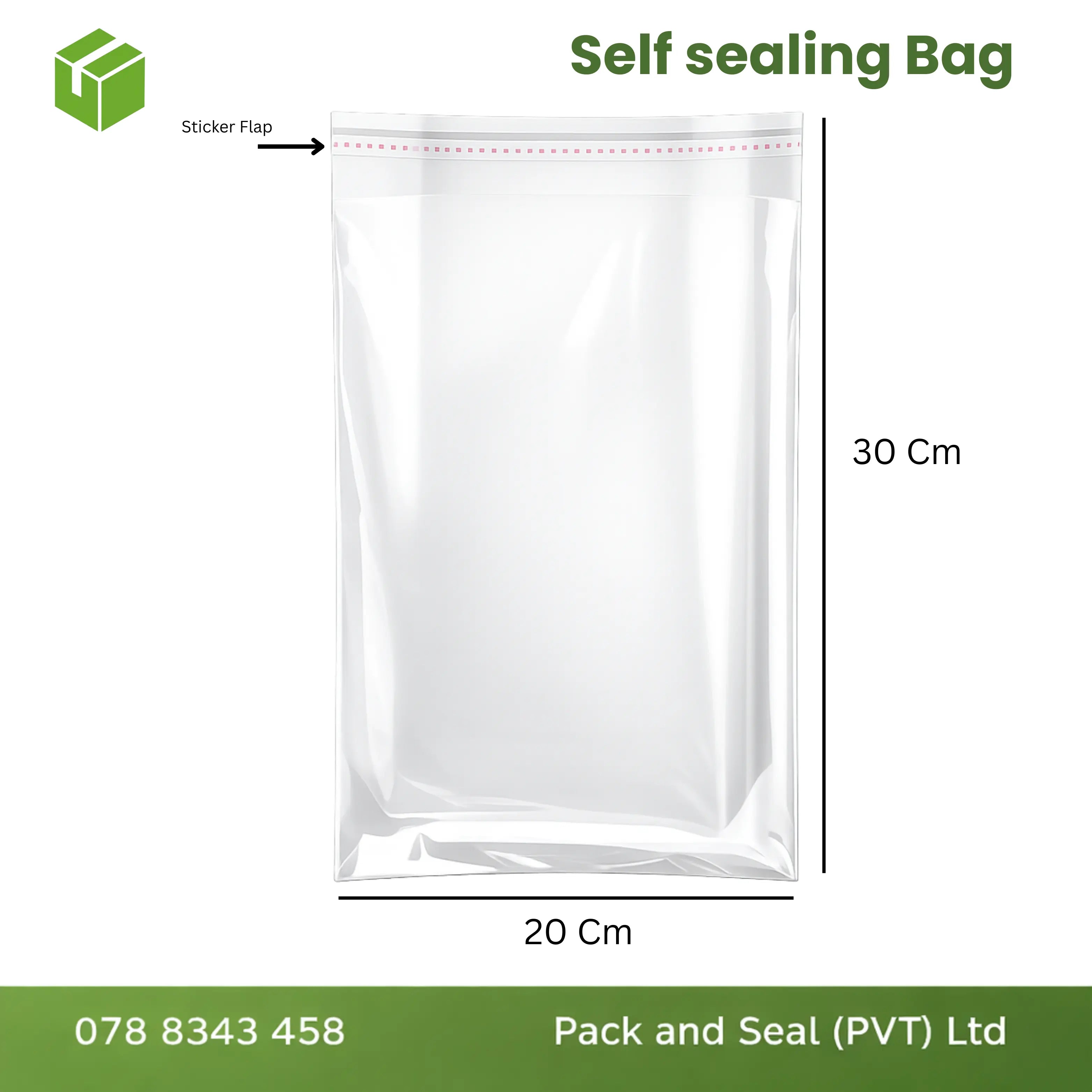 Self Sealing Bags 100 Pcs/PKT