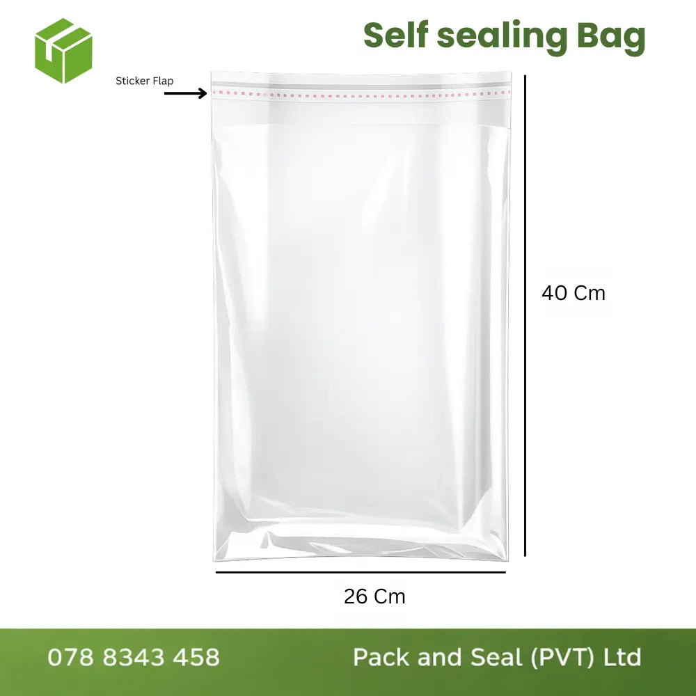 Self Sealing Bags 100 Pcs/PKT