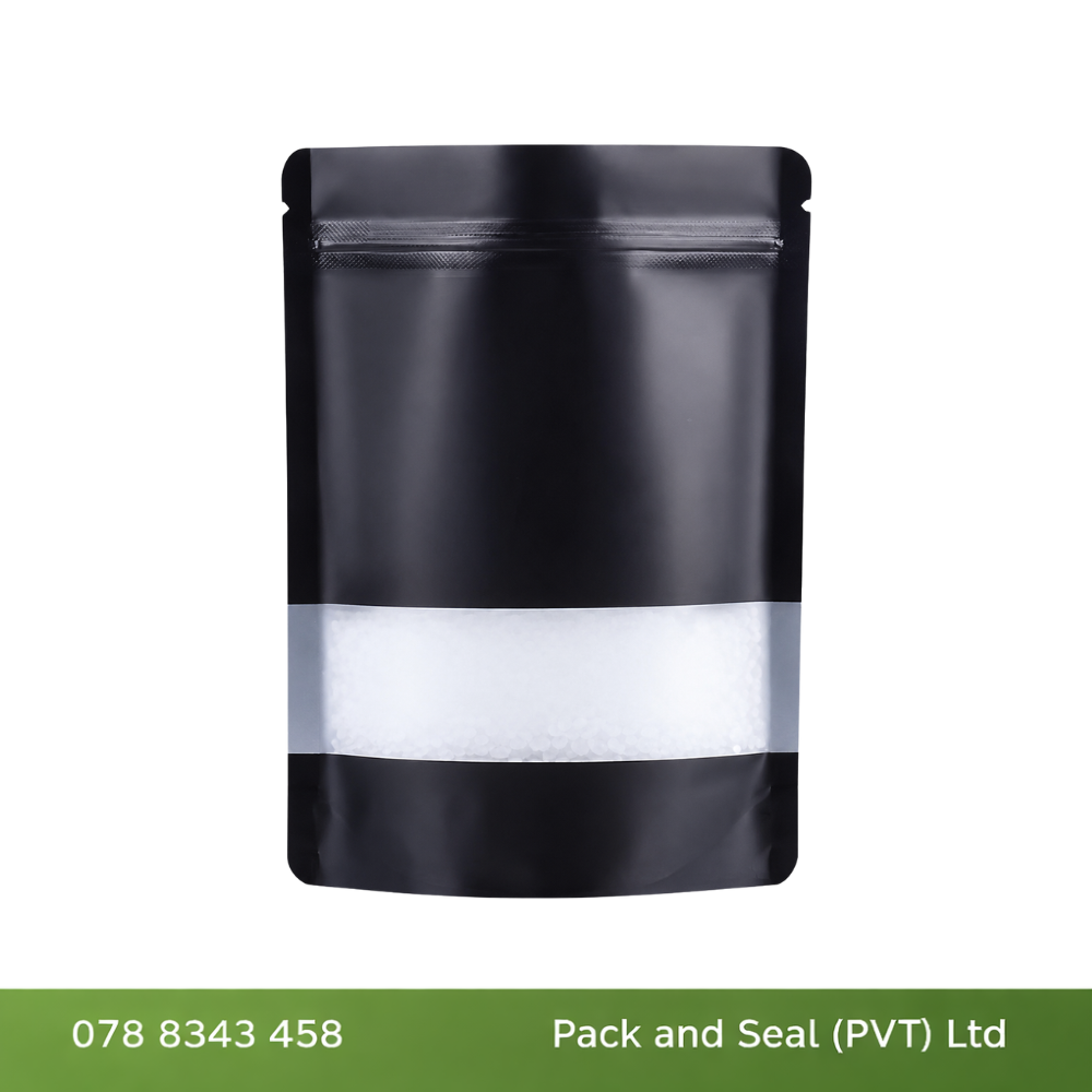 Black Stand Up Pouch
